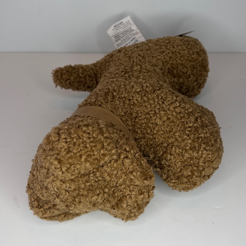 Pottery Barn cozy teddy dog with bell - Picture 5 of 9
